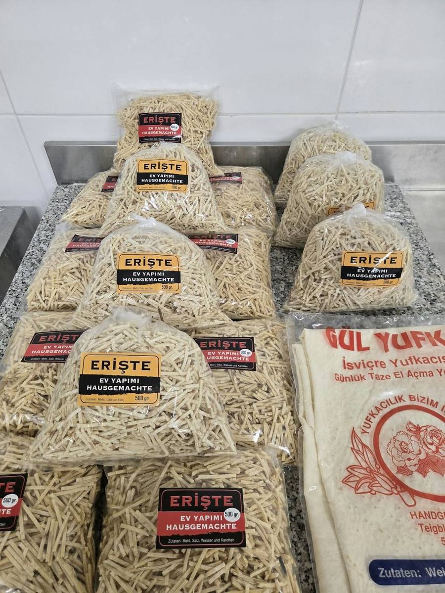 Ev yapımı yumurtalı erişte 500 gr